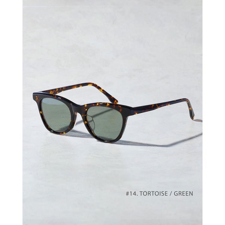 オウン サングラス OWN #14 TORTOISE / GREEN メンズ メガネ ウェリントンタイプ カラーレンズ 送料無料 ストリート