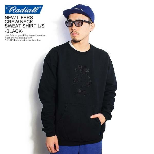 ラディアル スウェット RADIALL NEW LIFERS - CREW NECK SWEATSHIRT L