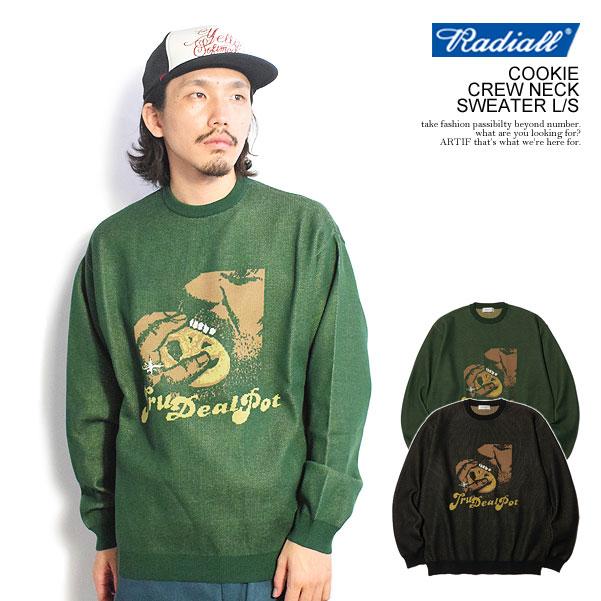 SALE セール ラディアル ニット RADIALL COOKIE - CREW NECK SWEATER L 