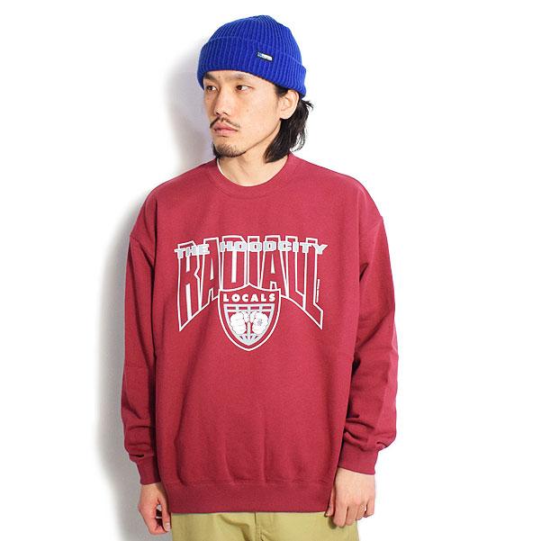 SALE セール ラディアル スウェット RADIALL HOOD CITY - CREW NECK SWEATSHIRT L/S radiall メンズ トレーナー クルーネック SALE セール ラディアル スウェット RADIALL HOOD CITY - CREW NECK SWEATSHIRT L/S radiall メンズ トレーナー クルーネック