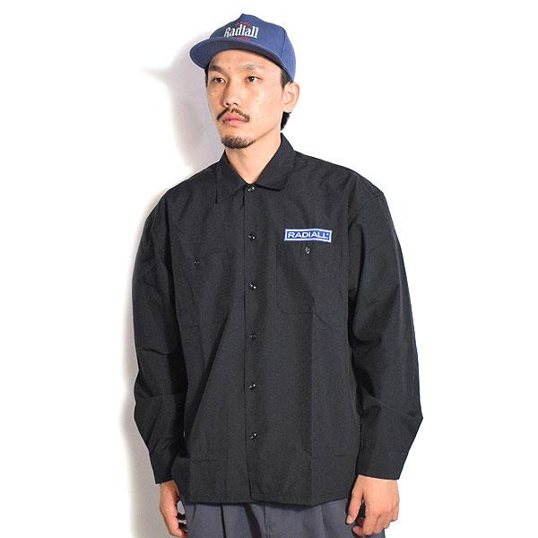 RADIALL ラディアル WHEELS - REGULAR COLLARED SHIRT L/S radiall メンズ シャツ 長袖 ワークシャツ 送料無料 ストリート atftps ラディアル シャツ RADIALL WHEELS - REGULAR COLLARED SHIRT L/S