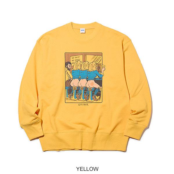 SALE セール ラディアル スウェット RADIALL LOVE BEER - CREW NECK