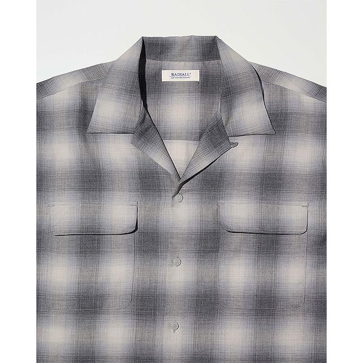ラディアル シャツ RADIALL BELAIR - OPEN COLLARED SHIRT L/S radiall