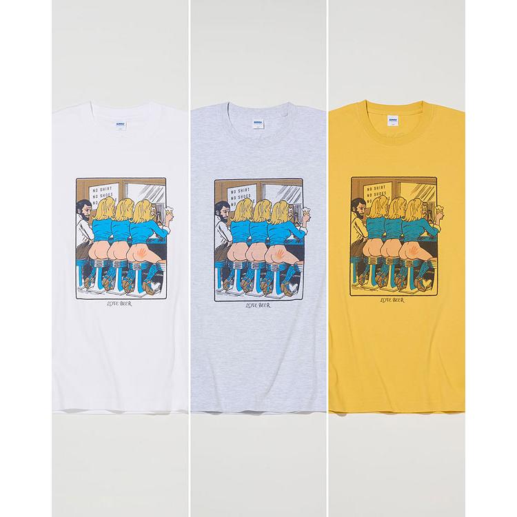 ラディアル Tシャツ RADIALL LOVE BEER - CREW NECK T-SHIRT S/S