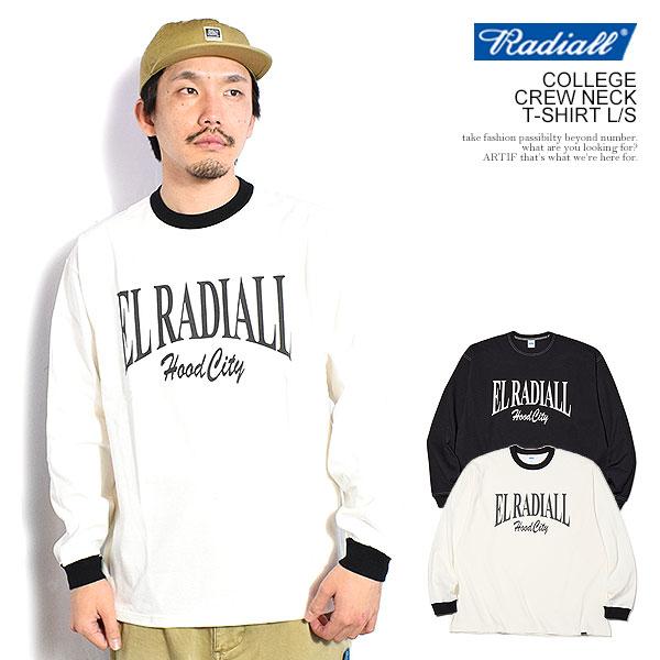 SALE セール ラディアル Tシャツ RADIALL COLLEGE - CREW NECK T-SHIRT