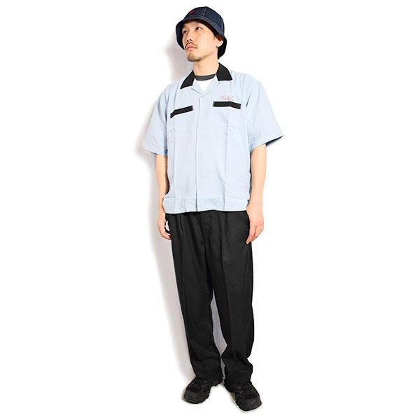 ラディアル シャツ RADIALL KEYSTONE - OPEN COLLARED SHIRT S/S メンズ 半袖 オープンカラーシャツ 送料無料 ストリートの画像