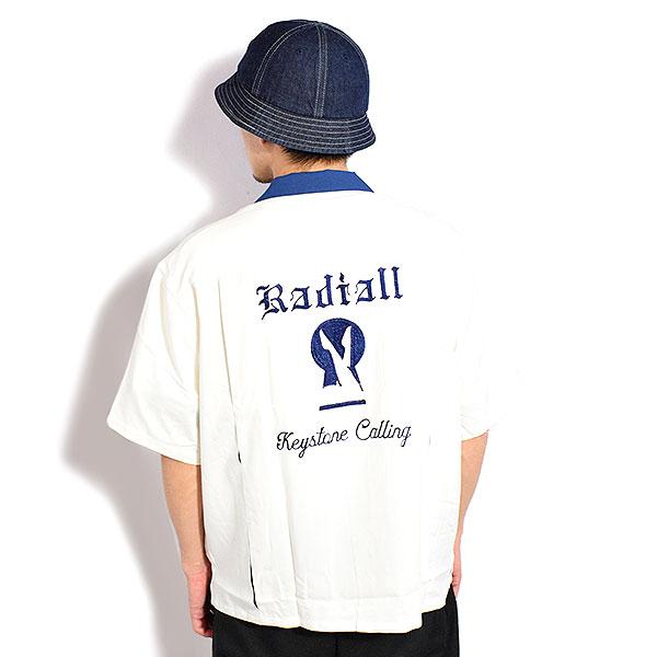 ラディアル シャツ RADIALL KEYSTONE - OPEN COLLARED SHIRT S/S メンズ 半袖 オープンカラーシャツ 送料無料 ストリートの画像