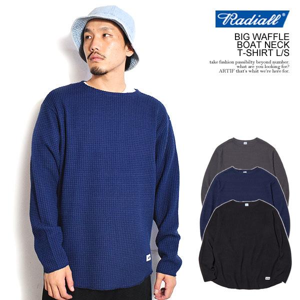 SALE セール ラディアル Tシャツ RADIALL BIG WAFFLE - BOAT NECK T