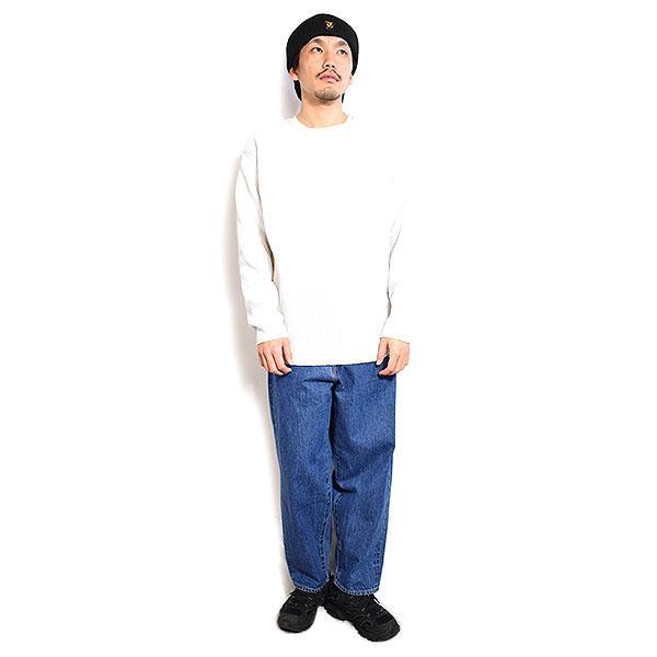 radiallラディアル ビッグワッフル新品未使用　S ホワイト ラディアル Tシャツ RADIALL BIG WAFFLE - BOAT NECK T-SHIRT L/S