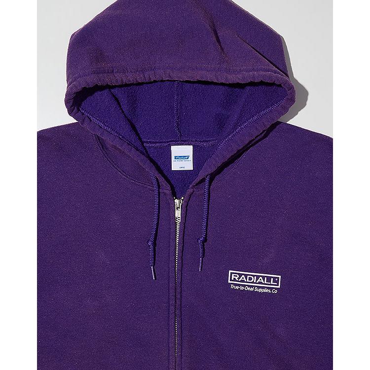 ラディアル パーカー RADIALL SUPPLY - ZIP UP HOODIE SWEATSHIRT L/S radiall メンズ ジップパーカー ブリーチ加工 送料無料 |  | 09