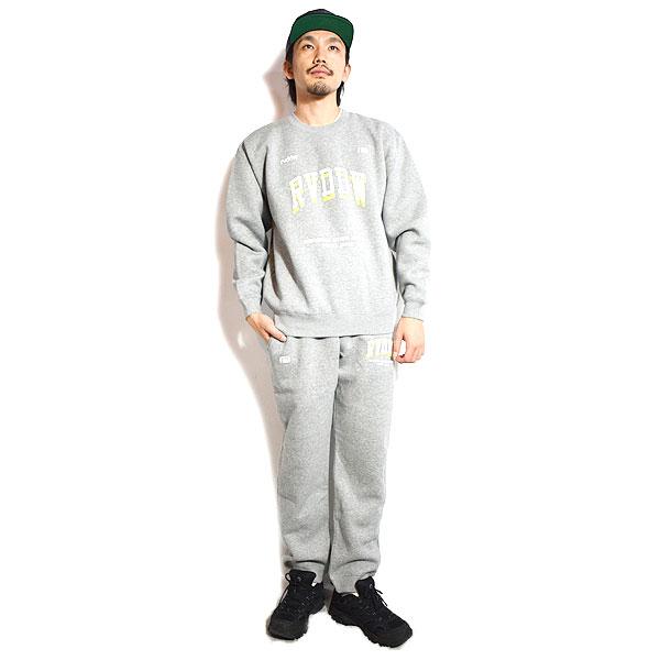 SALE セール リバーサル スウェット reversal DOUBLE LOGO SWEAT CREW NECK -GRAY- メンズ トレーナー ヘビーウェイト rvddw