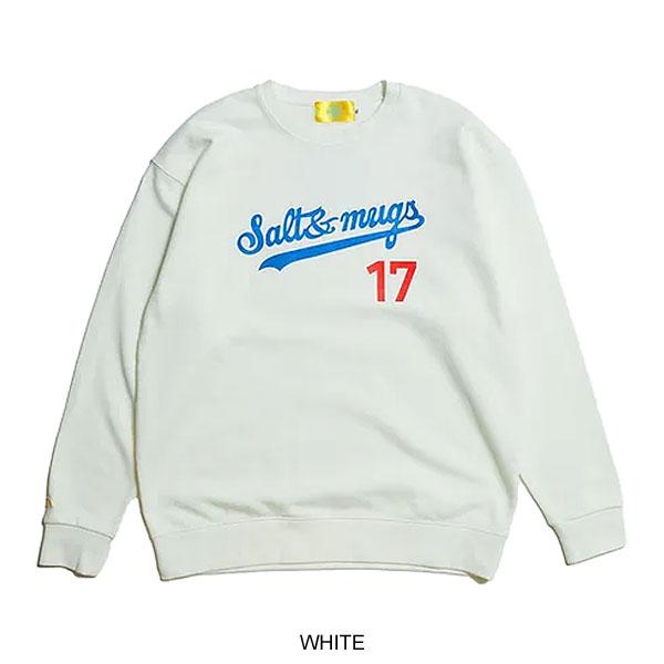 30％OFF SALE セール SALT&MUGS ソルトアンドマグス LA Baseball Swt メンズ スウェット トレーナー ベースボールロゴ atftps SALT&MUGS SALE セール ソルトアンドマグス スウェット SALT&MUGS LA
