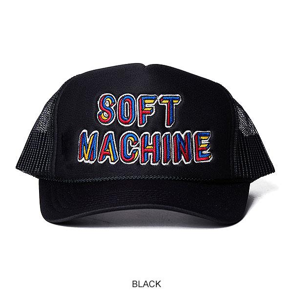 新品！ソフトマシーン 刺繍キャップ 「GOD CAP」ブラック soft26ss-mlcap_1.jpg