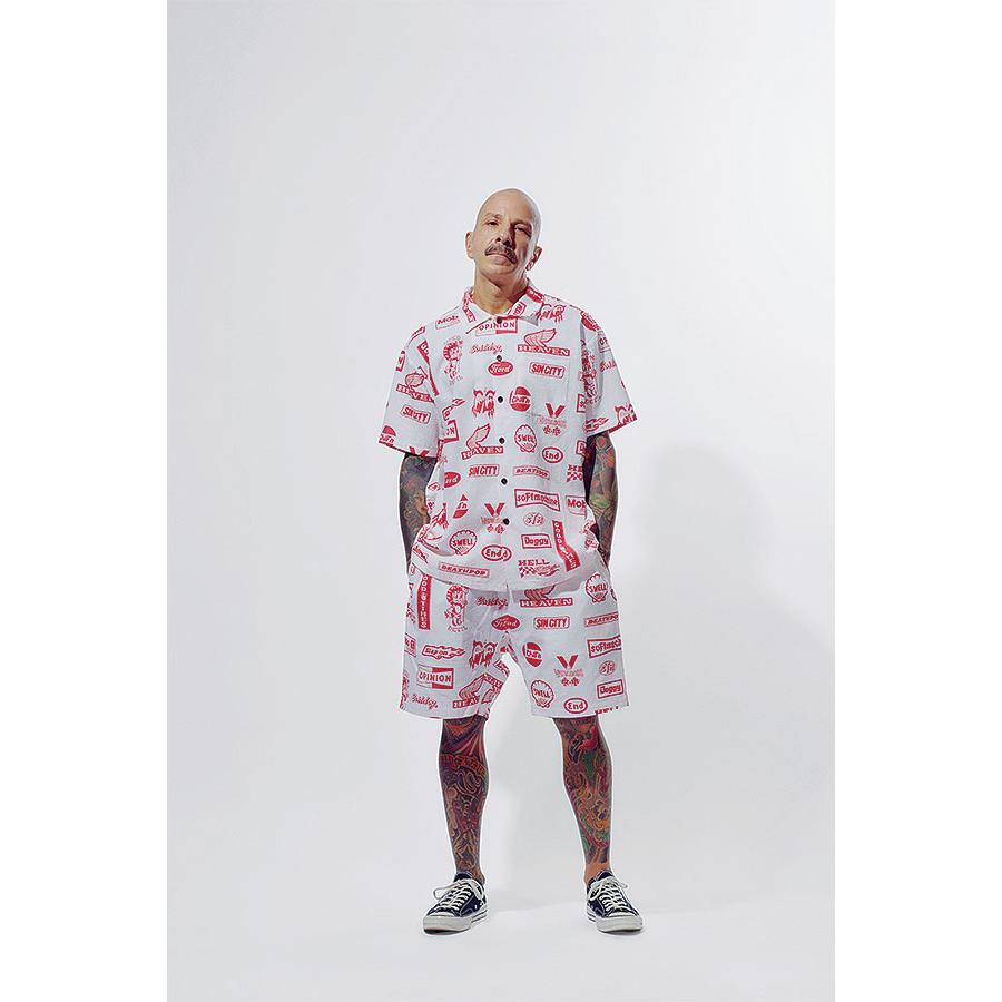 A BATHING APE / ショートパンツ/L/コットン/RED/001SPI801007M A BATHING APE◇ショートパンツ/L/コットン/RED/001SPI801007M