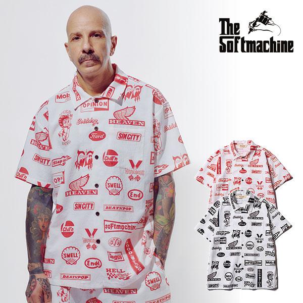 ソフトマシーン シャツ SOFTMACHINE MOTOR SHIRTS S/S メンズ 送料無料