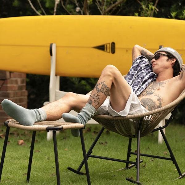 サーフスケートキャンプ ソックス SURFSKATECAMP LAZY FLAME SOCKS