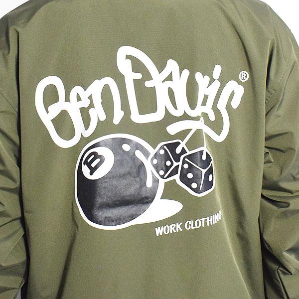 ベンデイビス ジャケット BEN DAVIS DICE＆BALL ZIP JACKET -KHAKI- メンズ ジップジャケット ハンティングジャケット 送料無料 ストリート｜artif｜05