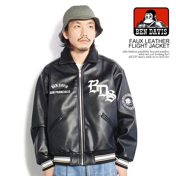 SALE セール ベンデイビス ジャケット BEN DAVIS FAUX LEATHER FLIGHT 