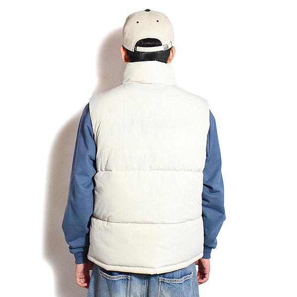 BEN DAVISパファーベスト/ダウンベスト、white label XL BEN DAVIS/WHITE LABEL ベンデイビス ベスト DAVIS BD PUFFER VEST