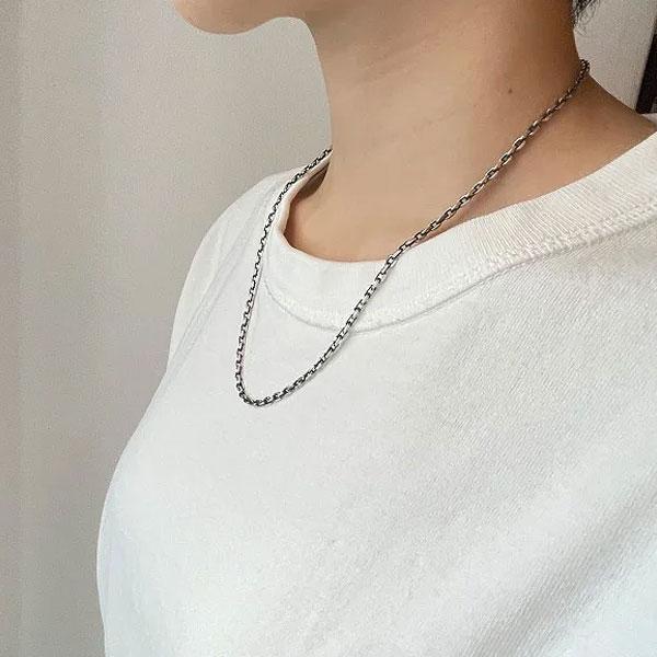 ビビファイ ネックレス VIVIFY Chain 3.4 x 50cm/4C  メンズ ネックレスチェーン アズキチェーン 送料無料の画像