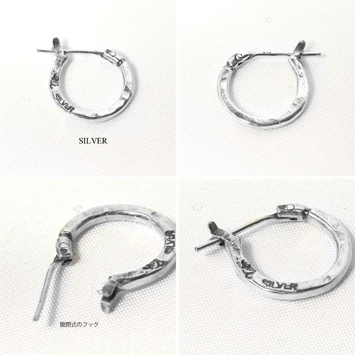 VIVIFY（ビビファイ） ピアス VIVIFY HAMMERED HOOP PIERCE メンズ