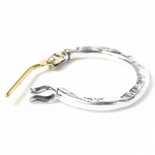 VIVIFY（ビビファイ） ピアス VIVIFY K18goldpost Hammered Hoop