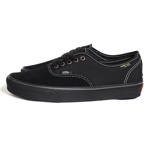 靴 VANS AUTHENTIC SUEDE CORDURA BLACK VANS（ヴァンズ） バンズ スニーカー VANS Authentic Suede Cordura