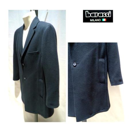 バラシ メンズ 秋冬 54%OFF チェスターコート ウールロングコート 50