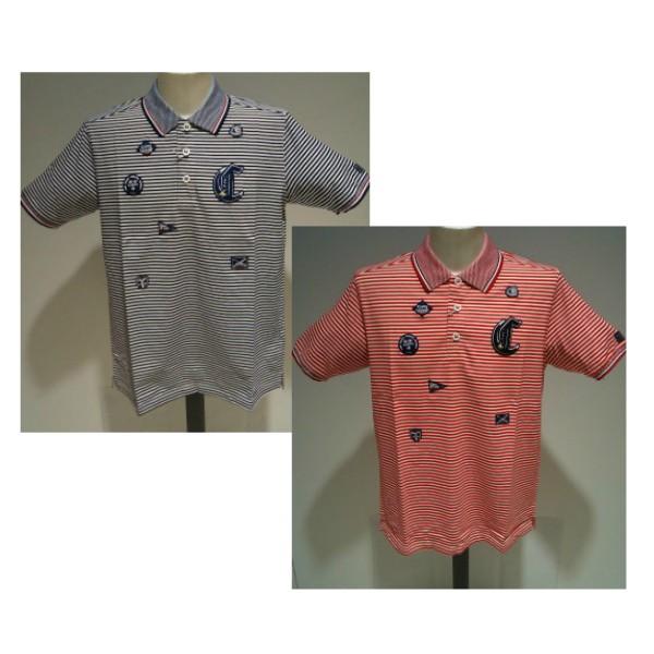 アウトレット販売店舗 Capri メンズ 春夏 新 50 ｏｆｆ ボーダー 半袖ポロシャツ 50 48 46 サイズ ネイビー レッド 大きいサイズ 綿100 アップリケds 販売オーダー Www Superavila Com