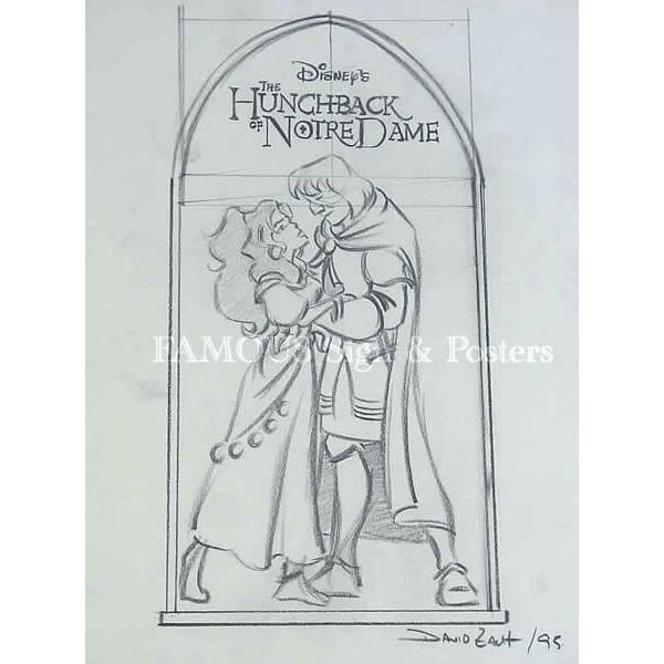 オリジナルイラストスケッチ画 ノートルダムの鐘 フィーバス エスメラルダ グッズ ディズニー アニメ キャラクター インテリア フレーム額装済 K 0136 フェーマス サイン ポスターズ 通販 Yahoo ショッピング