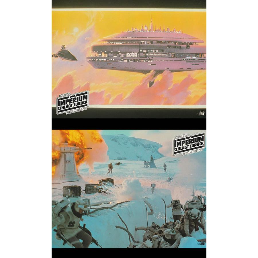 本日価格！！ スター・ウォーズ エピソード5 帝国の逆襲 映画 グッズ STAR WARS 映画館用 ロビーカード スチール写真20枚セット /ドイツ版 【1841702531】(64350円)