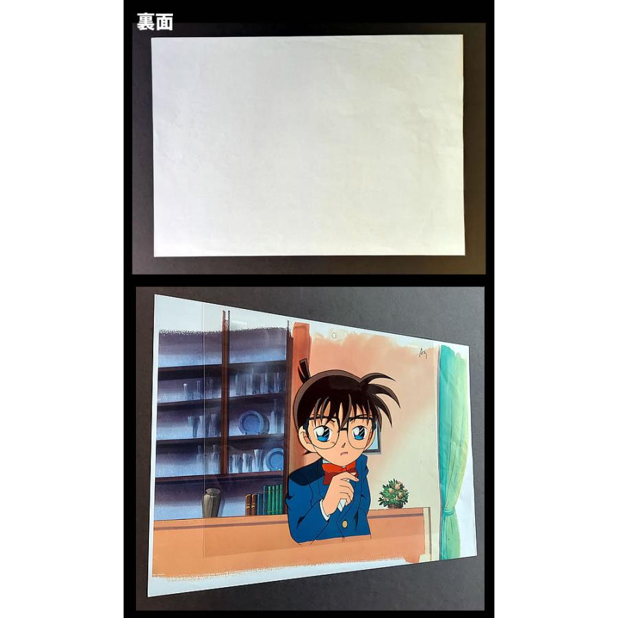 セル画 名探偵コナン グッズ 原画 背景イラスト付き 額装サービス アニメ 劇場アニメ 江戸川コナン 背景イラスト付き Dvd 映像ソフト 額装サービス K 0341 フェーマス サイン ポスターズ