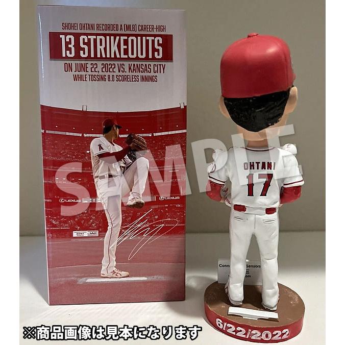 大谷翔平 ボブルヘッド】 フィギュア グッズ エンゼルス 自己最多13奪