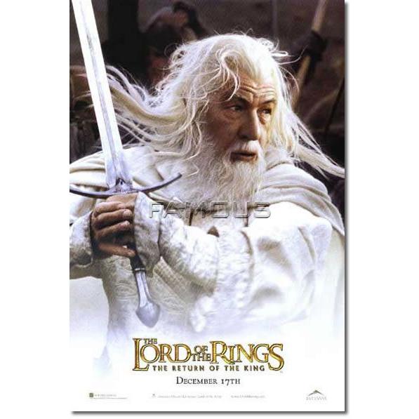 映画ポスター ロードオブザリング 王の帰還 グッズ ガンダルフadv Ds P 0350 フェーマス サイン ポスターズ 通販 Yahoo ショッピング