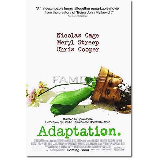 映画ポスター アダプテーション ニコラスケイジ グッズ Ss P 06 フェーマス サイン ポスターズ 通販 Yahoo ショッピング