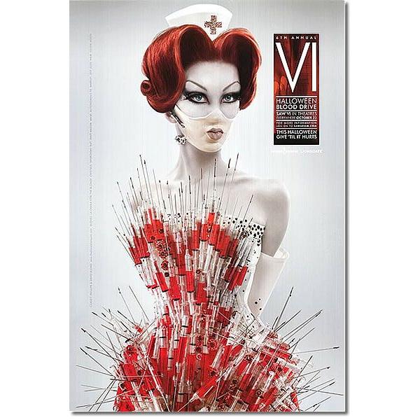 売れ筋 映画ポスター ソウ6 Saw Viグッズ Saw6 グッズ ナースと針 Ds 配送員設置送料無料 Www Fedelatina Org