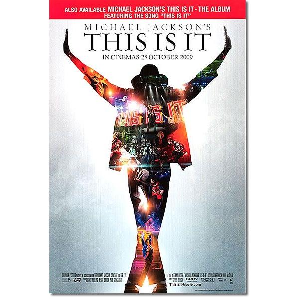 MICHAEL JACKSON THIS IS IT 両面印刷オリジナルポスター
