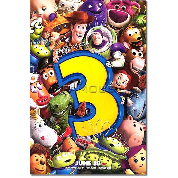 映画ポスター トイストーリー3 グッズ /ウッディ エイリアン /ディズニー アニメ インテリア おしゃれ フレームなし /ADV-B-DS DS ジョン