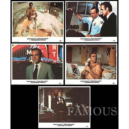 ファッションなデザイン グッズ ダイヤモンドは永遠に 007 ショーンコネリー コレクション 趣味 P 3011 フェーマス 楽器 手芸 コレクション ダイヤモンドは永遠に サイン ポスターズ 映画スチール写真5枚セット
