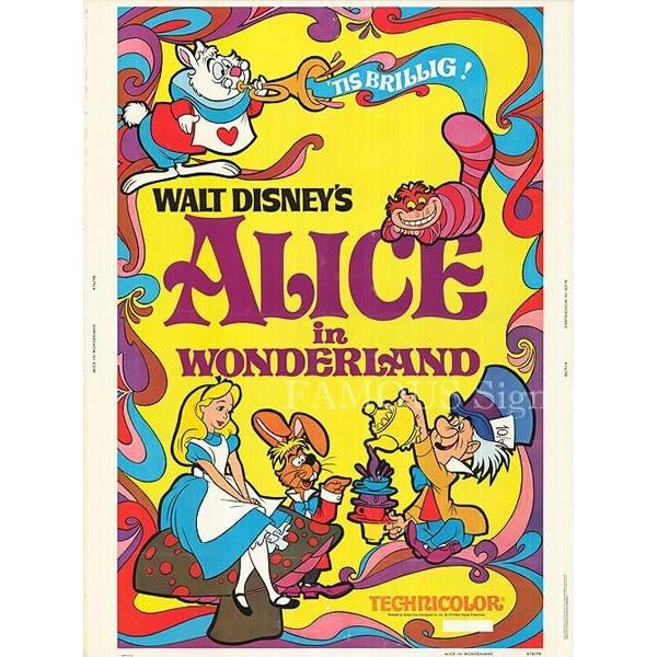 映画ポスター ふしぎの国のアリス ディズニー グッズ 片面 Disney Y P 3459 フェーマス サイン ポスターズ 通販 Yahoo ショッピング