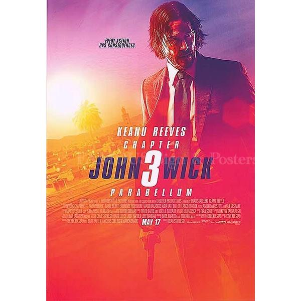 保障できる 映画ポスター ジョン ウィック3 パラベラム キアヌ リーブス 銃 スーツ インテリア アート おしゃれ フレームなし Reg 両面 Ortho99plus1 Com