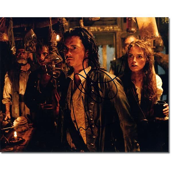 ベビーグッズも大集合 直筆サイン入り写真 パイレーツオブカリビアン2 オーランドブルーム キーラ