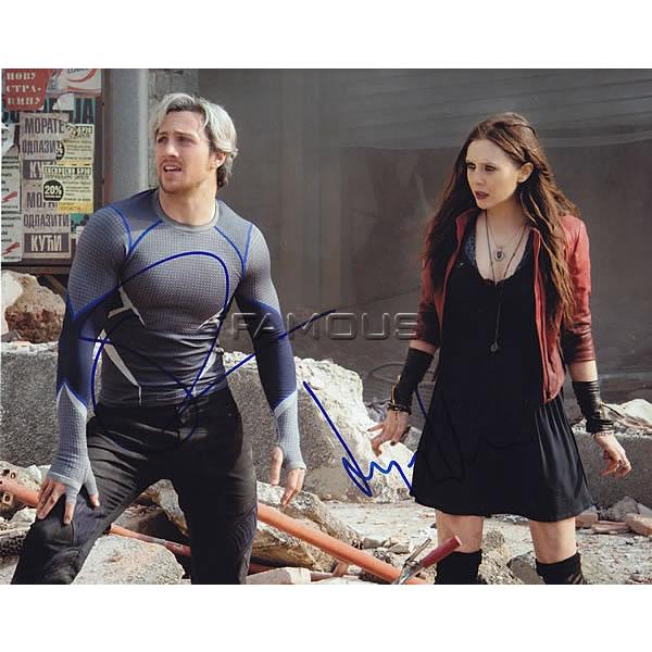 直筆サイン入り写真 アベンジャーズ エイジオブウルトロン 2キャスト アーロンジョンソン エリザベスオルセン 映画グッズ S 4438 フェーマス サイン ポスターズ 通販 Yahoo ショッピング