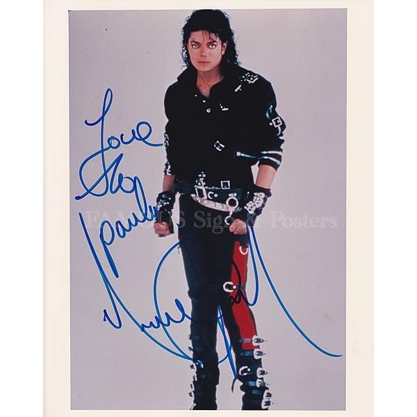 マイケルジャクソン MichaelJackson サイン