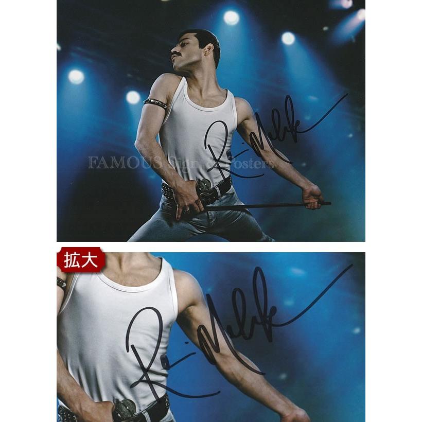ラミ・マレック 直筆サイン入りフォト 　 映画Queen ボヘミアン・ラプソディ 直筆サイン入り写真 ボヘミアンラプソディ クイーン フレディ