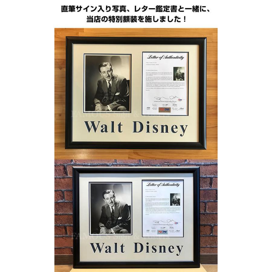 ウォルトディズニー 映画 グッズ 直筆サイン入り写真 Walt Disney オートグラフ 鑑定済 額装済 S 64 フェーマス サイン ポスターズ 通販 Yahoo ショッピング