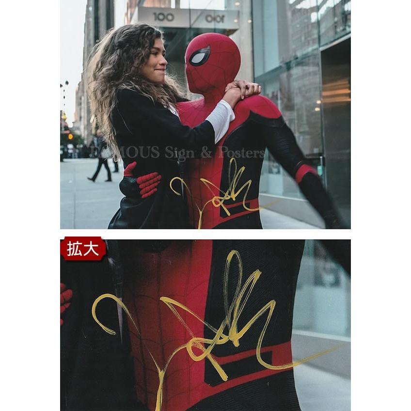 珍しい 直筆サイン入り写真 スパイダーマン ファー フロム ホーム Mj グッズ ゼンデイヤ マーベル アメコミ 映画 ブロマイド オートグラフ フレーム別 代引不可 Wjhni Com
