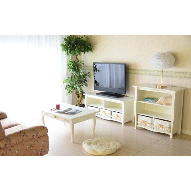 喜ばれる誕生日プレゼント インテリア ロココ調 アンティーク 姫系 白家具 クラシック ヨーロピアン アンティーク調 ロココ調 ガーリープリンセスｒｏｃｏｃｏ ラタンドロワーｔｖボード ヨーロピアン テレビ台 キャビネット