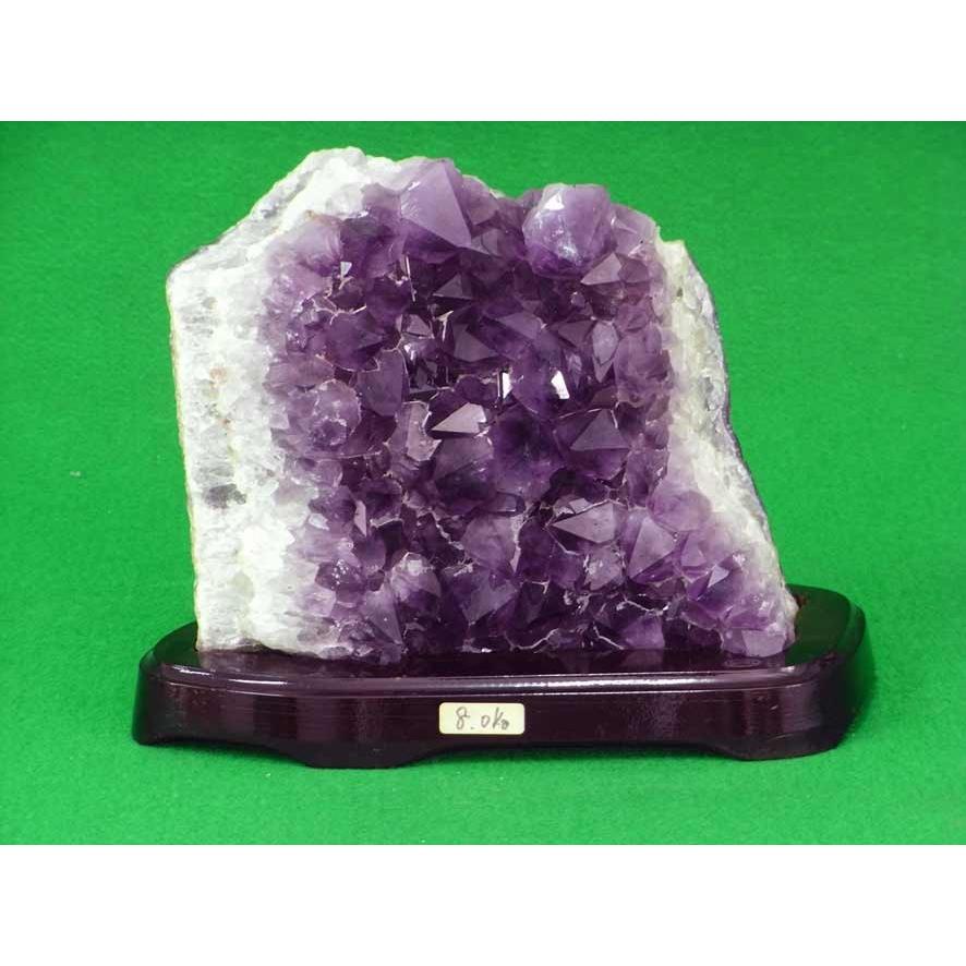 アメジスト原石台付き