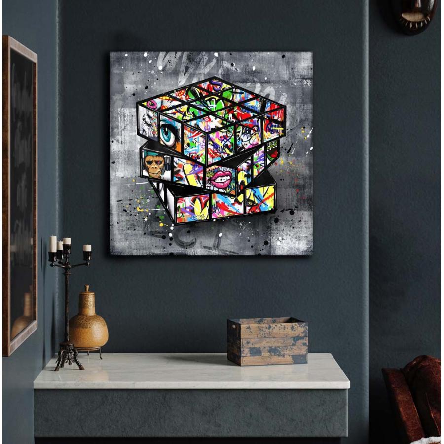 特注品】ARTJOY CUBE BLACK 75cm アートパネル 絵画 インテリア 特注品】ARTJOY CUBE BLACK 75cm アートパネル 絵画 インテリア